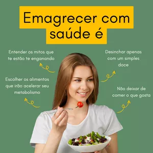 Imagem de capa para o Ebook Emagrecendo com saúde