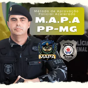 Imagem do curso MAPA PPMG: Método de Aprovação Policial Acelerado na Polícia Penal de Minas Gerais