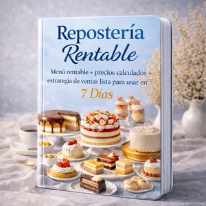 Imagen de portada para Ebook REPOSTERÍA RENTABLE + 5 Bonus de regalo