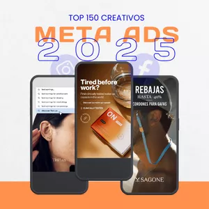 Imagen de portada para Ebook TOP 150 Creativos Meta Ads