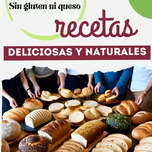 Imagen de portada para Ebook PANES sin gluten ni queso, recetas deliciosas y saludables