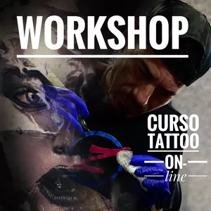 Imagem de capa para o Curso online Curso de tatuagem on-line - Tons de cinza 