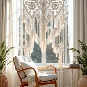 Imagen de portada para Ebook Tapices de Macramé: El Arte de Anudar con Propósito