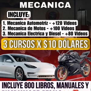 Imagen de portada para Ebook PACK CURSOS DE MECANICA