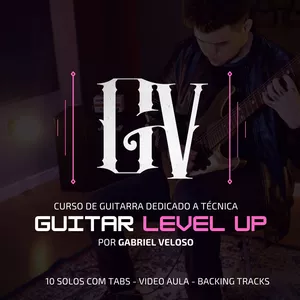 Imagem de capa para o Curso online Guitar Level Up (Técnica)