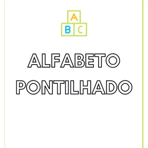 Imagem de capa para o Ebook ATIVIDADE ALFABETO PONTILHADO