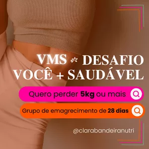 Imagem de capa para o Curso online DESAFIO VOCÊ + SAUDÁVEL - VMS 