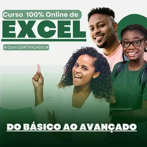 Imagem de capa para o Curso online Curso de EXCEL - Do Nível Básico ao Avançado