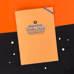 Imagem de capa para o Ebook Cronograma Enem 2020 (segunda edição) por @resumemos