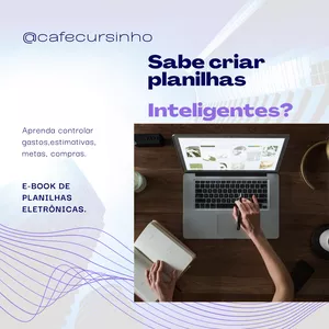 Imagem de capa para o Ebook Controle Financeiros - Planilhas Eletrônicas