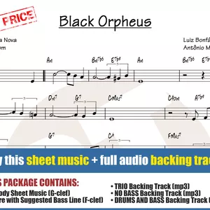 Cover image for Online course Black Orpheus (Sheet Music + Backing Tracks)