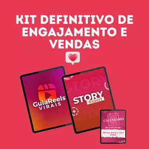 Imagem de capa para o Curso online KIT DEFINITIVO de Engajamento e Vendas!