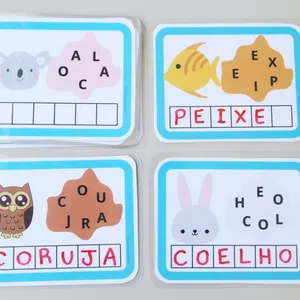 Imagem de capa para o Ebook Cards das palavras