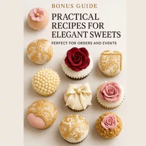 Cover image for Ebook Bonus Guide: Practical Recipes for Elegant Sweets — Perfect for Orders and Events