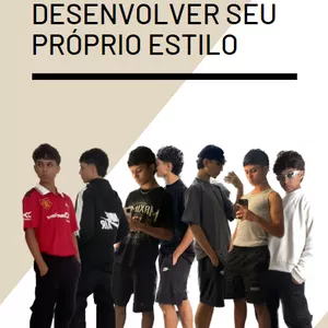 Imagem de capa para o Ebook Como desenvolver seu estilo próprio (moda masculina)