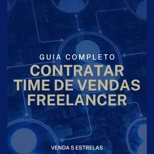 Imagem de capa para o Ebook 09 PASSOS  PARA CONTRATAR TIME DE VENDAS FREELANCER