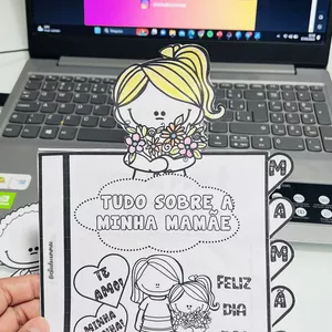 Imagem de capa para o Ebook Livrinho dia das mães 