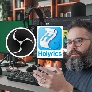 Imagen de portada para Curso online Obs Studio + Holyrics - Aprende Desde Cero a Crear Streaming Profresional