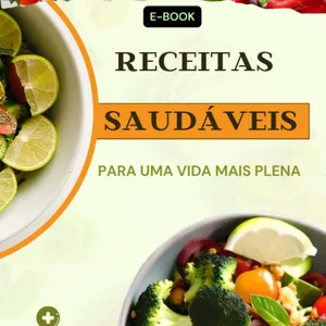 Imagem de capa para o Ebook RECEITAS SAUDÁVEIS