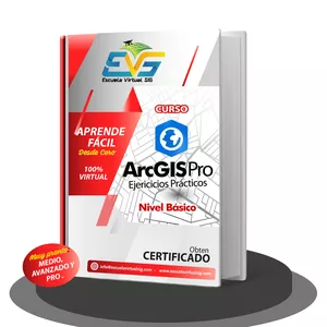 Imagen de portada para Curso online Ejercicios prácticos para el aprendizaje de ArcGIS PRO