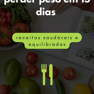 Imagem de capa para o Ebook 6 Receitas para perder peso em 15 dias 