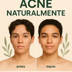 Imagem de capa para o Ebook Guia Natural de 21 Dias para Pele Livre de Acne