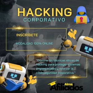 Imagen de portada para Curso online ▶Hacking Corporativo 