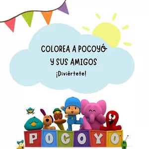 Imagen de portada para Ebook Colorea a Pocoyo y sus amigos