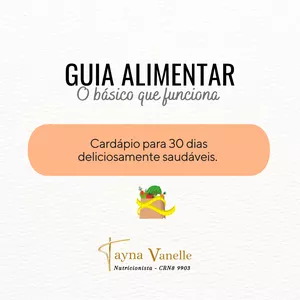 Imagem de capa para o Ebook GUIA ALIMENTAR - O BÁSICO QUE FUNCIONA 