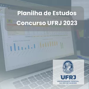 Imagem de capa para o Curso online Planilha para o Concurso UFRJ 2023 – Assistente em Administração (pré-edital)