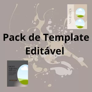 Imagem de capa para o Ebook Pack de Templates Editável