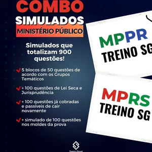 Imagem de capa para o Ebook COMBO | SIMULADOS MPPR + MPRS