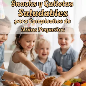 Imagen de portada para Ebook Snacks y Galletas Saludables para Cumpleaños de Niños Pequeños