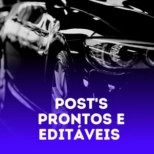 Imagem de capa para o Curso online Posts Prontos e Editáveis para Estética Automotiva