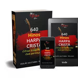 Imagem do curso 640 Hinos da Harpa  com cifras e partituras