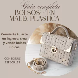 Imagen de portada para Ebook Guía completa - bolsos en malla plástica 
