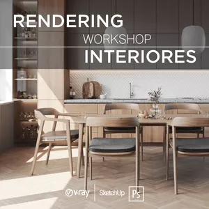 Imagen de portada para Curso online Curso de Render Interiores