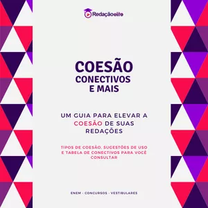 Imagem de capa para o Ebook Coesão: conectivos e muito mais