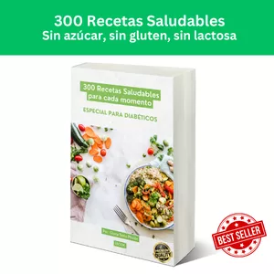 Imagen de portada para Curso online 300 Recetas saludables para cada momento especial para diabéticos