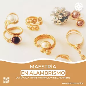 Imagen de portada para Curso online Maestría en Alambrismo: La mágica transformación del alambre