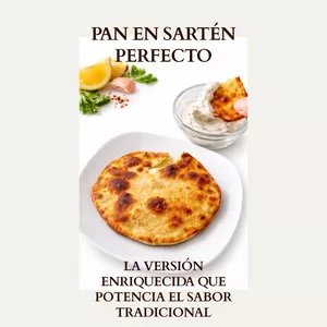 Imagen de portada para Ebook La masa que siempre funciona: pan de sartén sin horno, sin báscula y sin límites