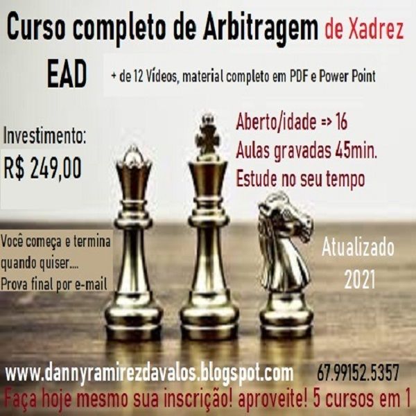 Imagem do curso Curso completo de Arbitragem de Xadrez