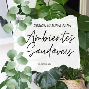 Imagem de capa para o Ebook Design Natural para Ambientes Saudáveis