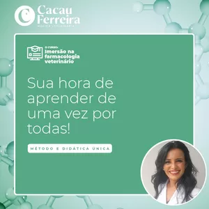 Imagem principal do produto Imersão na Farmacologia Veterinária - By Cacau