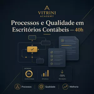 Imagem do curso Planejamento, Processos e Qualidade em Escritórios Contábeis — 40h