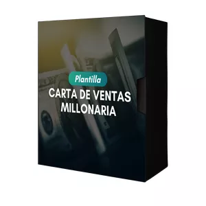 Imagen de portada para Ebook Modelo de carta de ventas mIllonaria