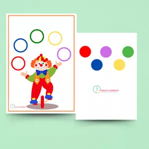 Imagem de capa para o Ebook Meu primeiro pareamento de cores - PDF - Nossa horinha