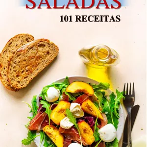 Imagem de capa para o Ebook 101 receitas de saladas