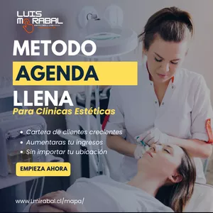 Imagen de portada para Evento online Mentoria "Agenda Llena para tu Clinica Estetica"