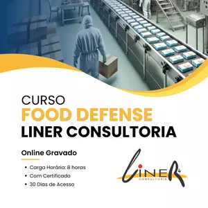 Imagem de capa para o Curso online Curso Food Defense Liner Consultoria